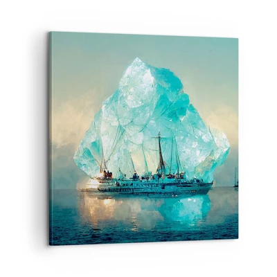 Obraz na plátne - Arktický briliant - 60x60 cm