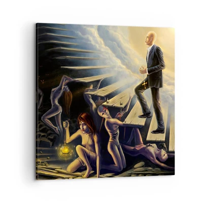 Obraz na plátne - Dantovo putovanie k svetlu - 50x50 cm