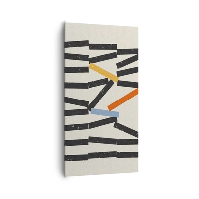 Obraz na plátne - Domino – kompozícia - 65x120 cm