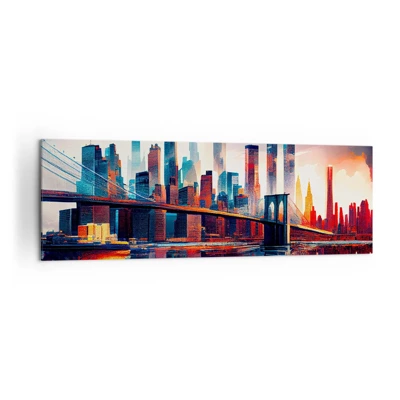 Obraz na plátne - Famózny New York - 160x50 cm