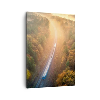 Obraz na plátne - Jesenná cesta - 50x70 cm