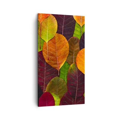 Obraz na plátne - Jesenná mozaika - 45x80 cm