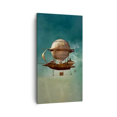 Obraz na plátne - Julius Verne pozdravuje - 45x80 cm