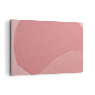 Obraz na plátne - Organická kompozícia v ružovej - 120x80 cm