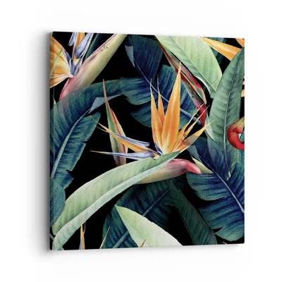 Obraz na plátne - Plamenné kvety trópov - 30x30 cm