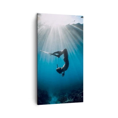 Obraz na plátne - Podvodný tanec - 45x80 cm