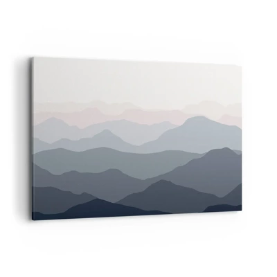 Obraz na plátne - Vlny hôr - 120x80 cm