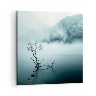 Obraz na plátne - Z vody a hmly - 60x60 cm