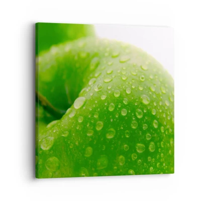 Obraz na plátne - Zelená studená sviežosť - 30x30 cm