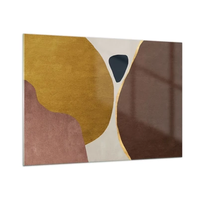 Obraz na skle - Abstrakcia – miesto v priestore - 100x70 cm