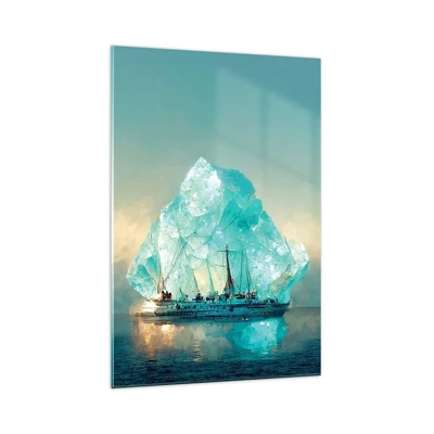 Obraz na skle - Arktický briliant - 70x100 cm