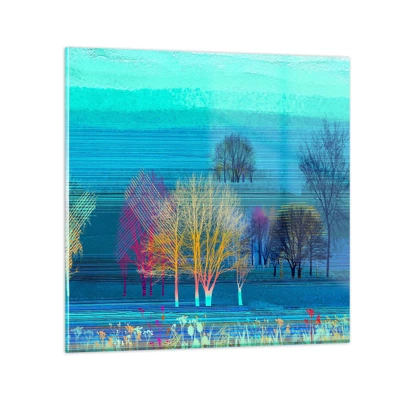 Obraz na skle - Fantastická krajina - 60x60 cm