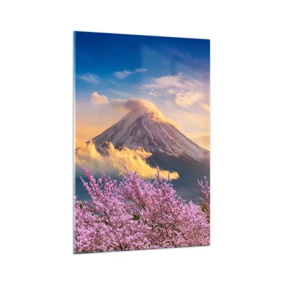 Obraz na skle - Japonská sviatosť - 70x100 cm