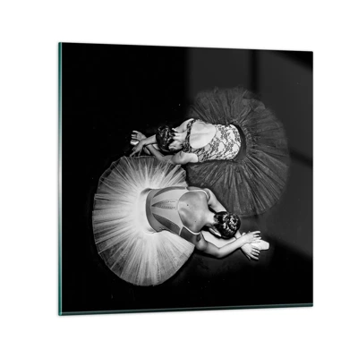 Obraz na skle - Jin a jang – ideálna rovnováha - 30x30 cm