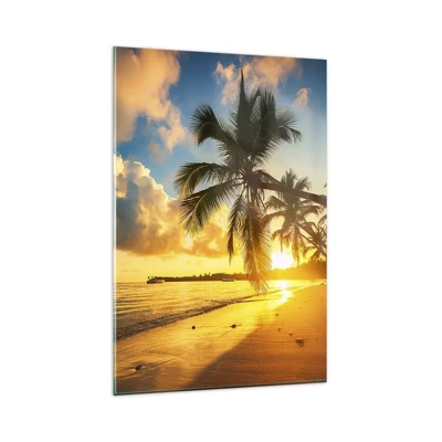 Obraz na skle - Karibský sen - 80x120 cm