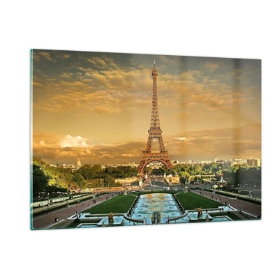 Obraz na skle - Kráľovná Paríža - 120x80 cm