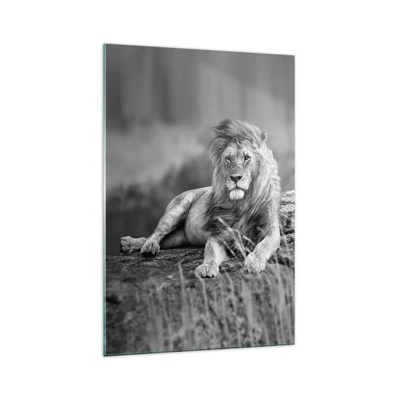 Obraz na skle - Kráľovská siesta - 70x100 cm