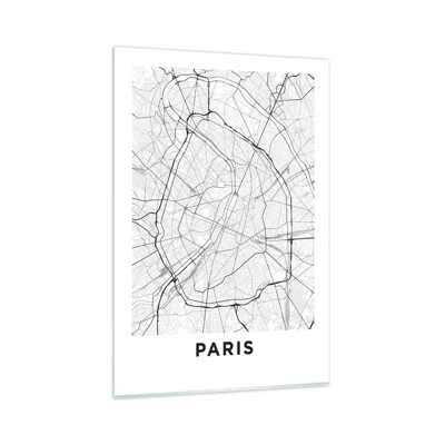 Obraz na skle - Kvet Paríža - 80x120 cm