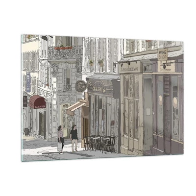 Obraz na skle - Mestské radosti - 120x80 cm