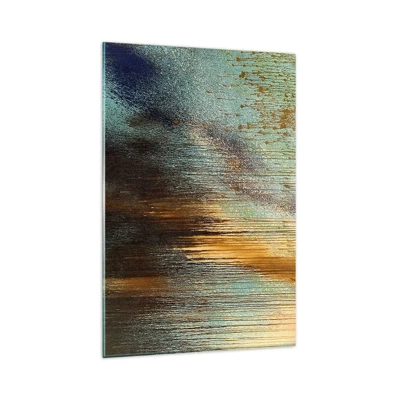 Obraz na skle - Nenáhodná farebná kompozícia - 80x120 cm