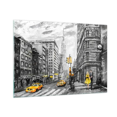 Obraz na skle - Newyorský príbeh - 100x70 cm