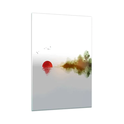 Obraz na skle - Prísľub pokoja - 70x100 cm