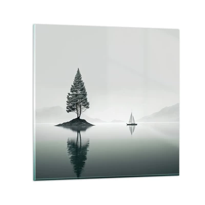 Obraz na skle - Snívanie - 30x30 cm