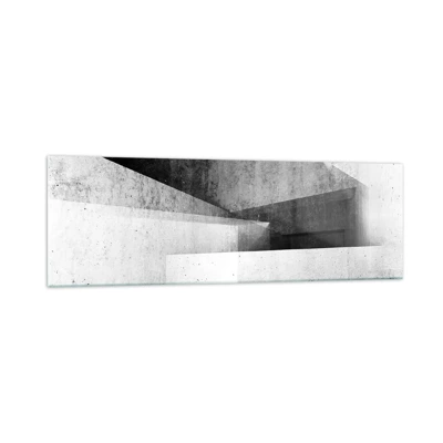 Obraz na skle - Štruktúra priestoru - 160x50 cm