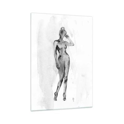 Obraz na skle - Štúdia o ideáli ženskosti - 50x70 cm