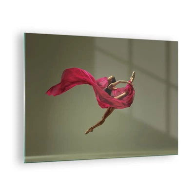 Obraz na skle - Tancujúci plameň - 70x50 cm