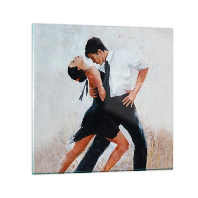 Obraz na skle - Tango mojich túžob a snov - 40x40 cm