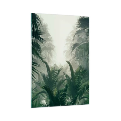 Obraz na skle - Tropická záhada - 70x100 cm
