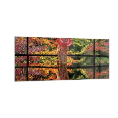 Obraz na skle - V chráme prírody - 100x40 cm
