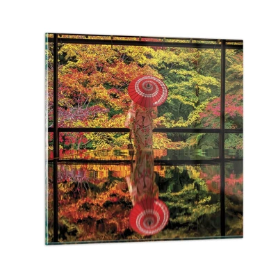 Obraz na skle - V chráme prírody - 40x40 cm