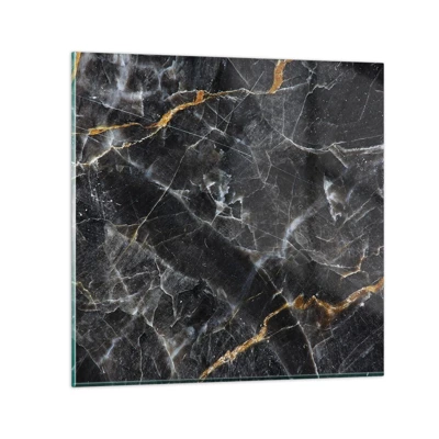 Obraz na skle - Vnútorný život kameňa - 60x60 cm