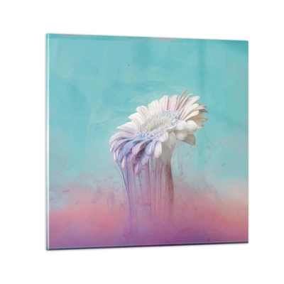 Obraz na skle - Záhrobia kvetín - 30x30 cm