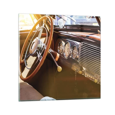Obraz na skle - Závan luxusu z minulosti - 60x60 cm