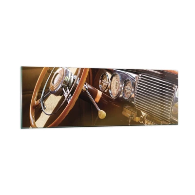 Obraz na skle - Závan luxusu z minulosti - 90x30 cm