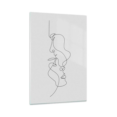 Obraz na skle - Žiar vášnivých túžob - 80x120 cm