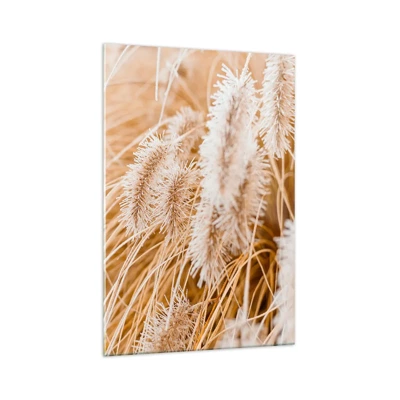 Obraz na skle - Zlaté šušťanie tráv - 70x100 cm