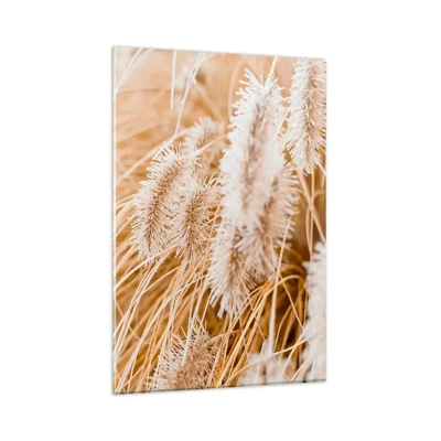 Obraz na skle - Zlaté šušťanie tráv - 80x120 cm