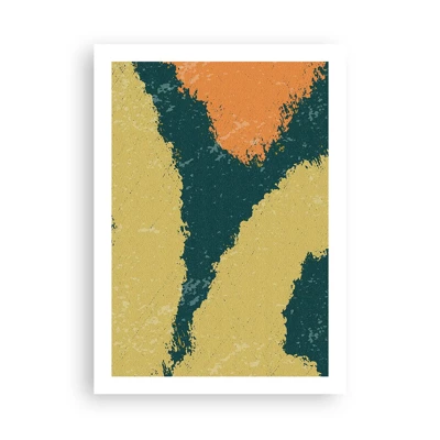 Plagát - Abstrakcia – spomalený pohyb - 50x70 cm