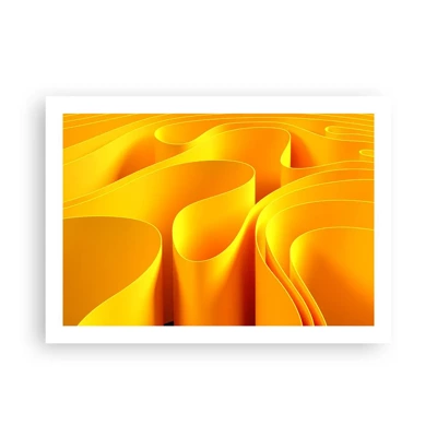 Plagát - Ako slnečné vlny - 70x50 cm