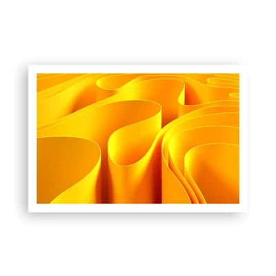 Plagát - Ako slnečné vlny - 91x61 cm