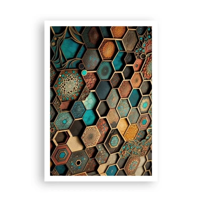 Plagát - Arabské ornamenty – variácia - 70x100 cm