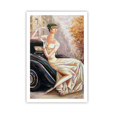 Plagát - Elegancia v retro štýle - 61x91 cm