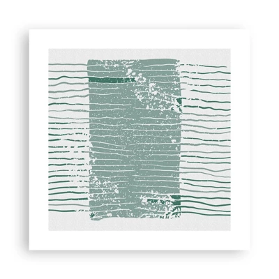Plagát - Morská abstrakcia - 40x40 cm