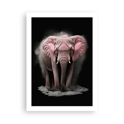 Plagát - Nemysli na ružového slona! - 50x70 cm