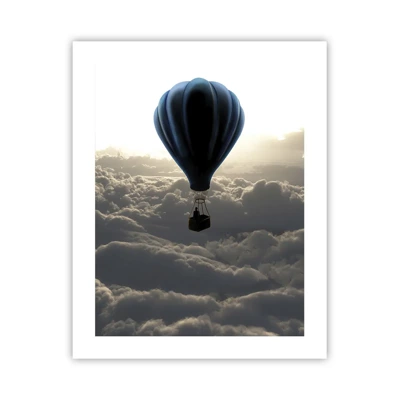 Plagát - Pútnik nad oblakmi - 40x50 cm