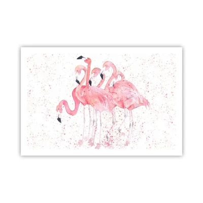 Plagát - Ružový ansámbl - 91x61 cm